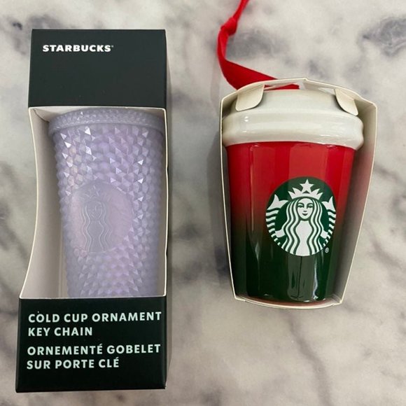 Starbucks Other - Starbucks Holiday 2021 Cold Cup & Ceramic Ornament set - EXTREMELY RARE HTF